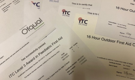 ITC first Aid Certificates