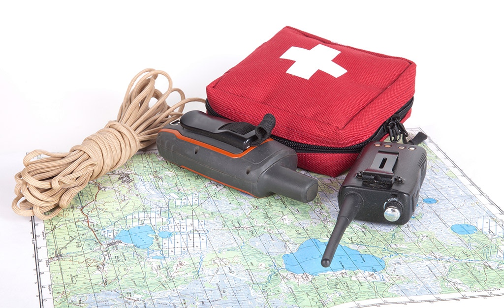 First Aid Kit and Map